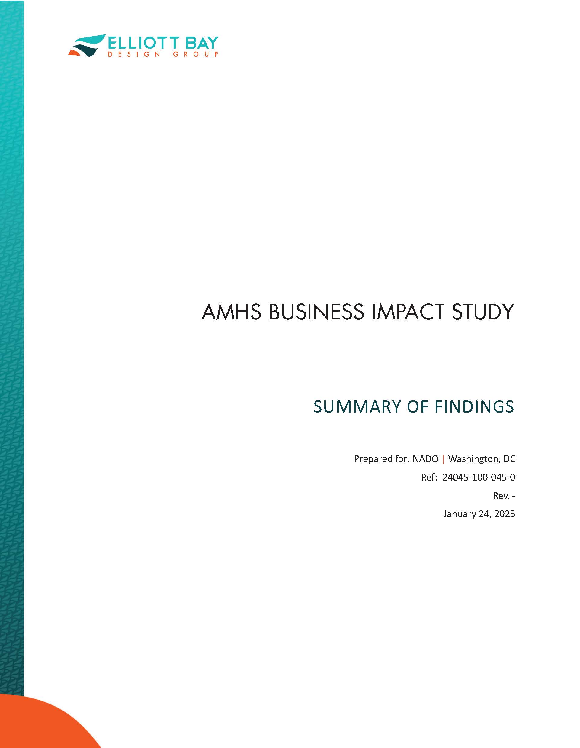 AMHS Business Impact Cover